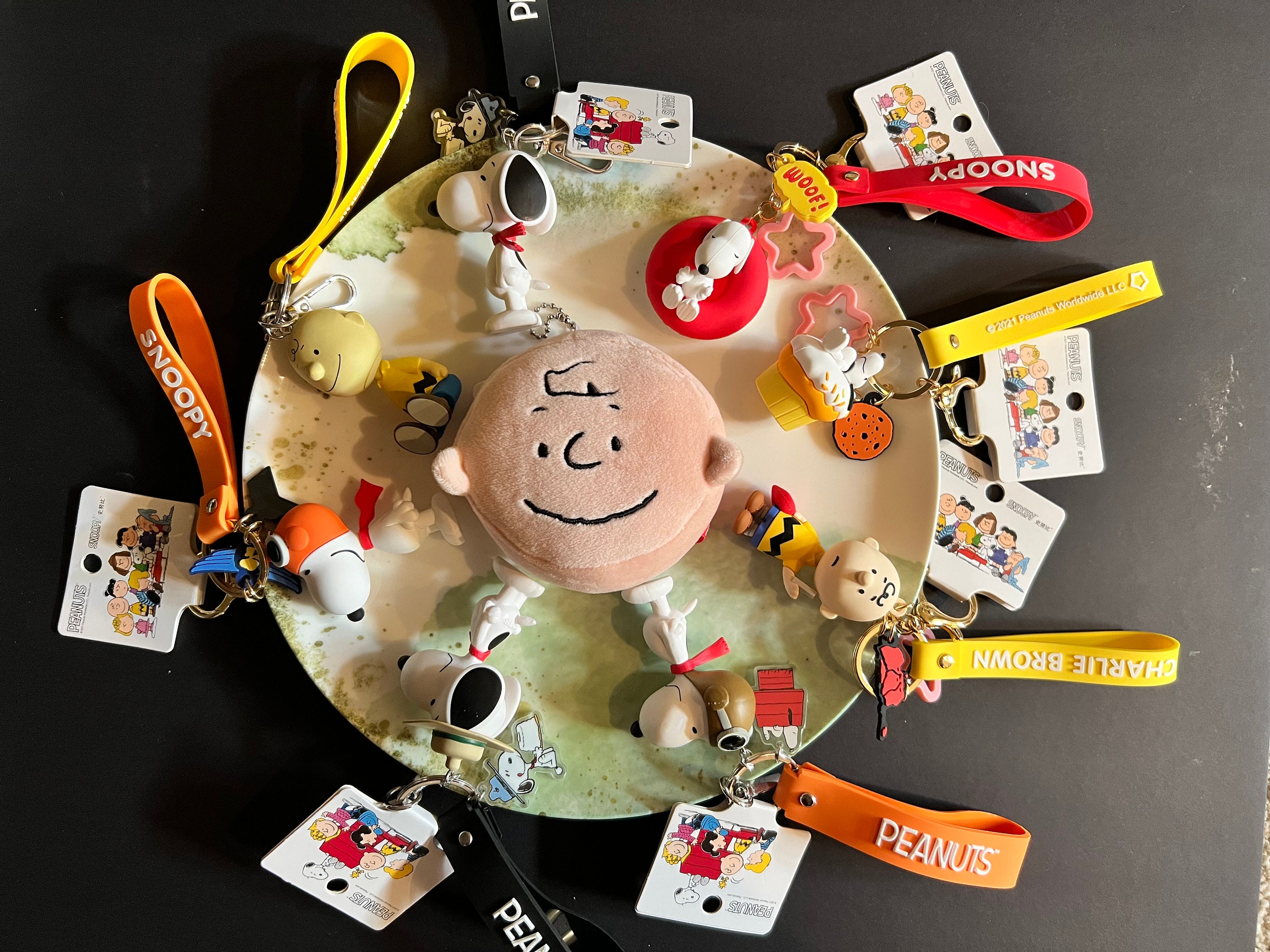 Peanuts Snoopy Charlie Brown Keychain - Etsy