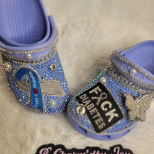 Custom Bling crocs Da Royal Boutique LLC Croc Bling