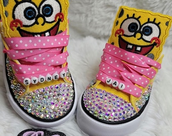 Kids Custom Converse/Bling Sneakers