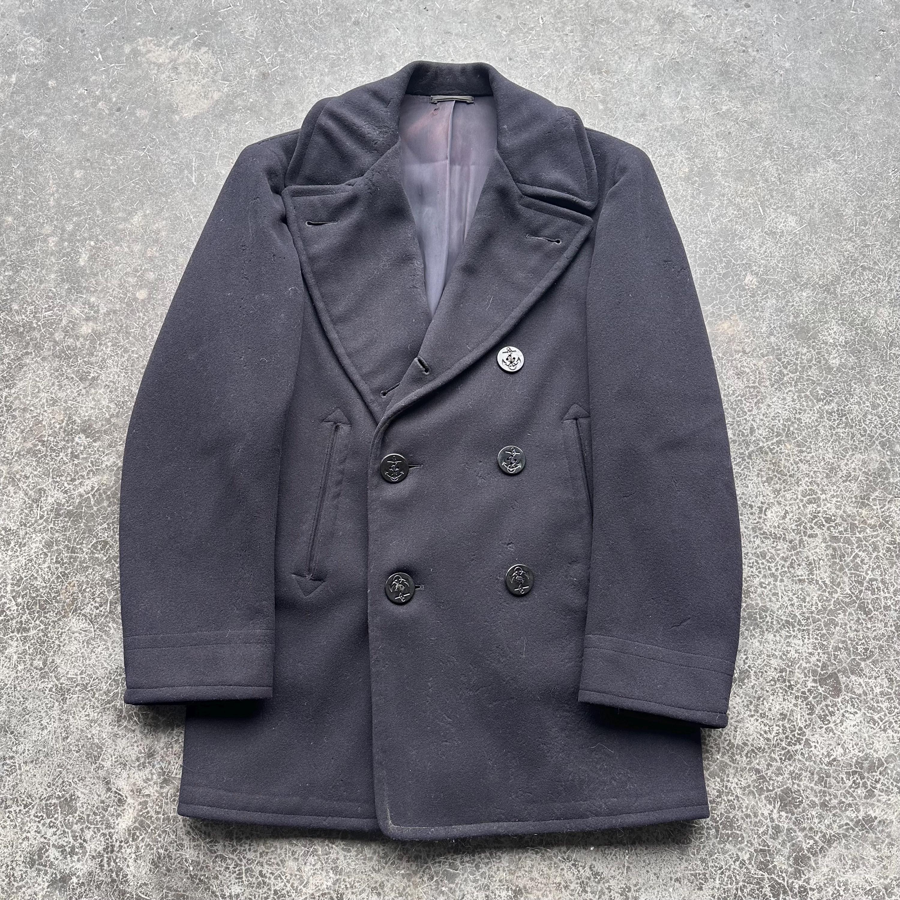 Us Navy Wool 1960s Peacoat - Etsy