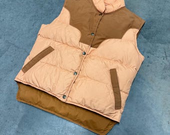 Vintage Comfy women’s goose down western puffer vest size medium