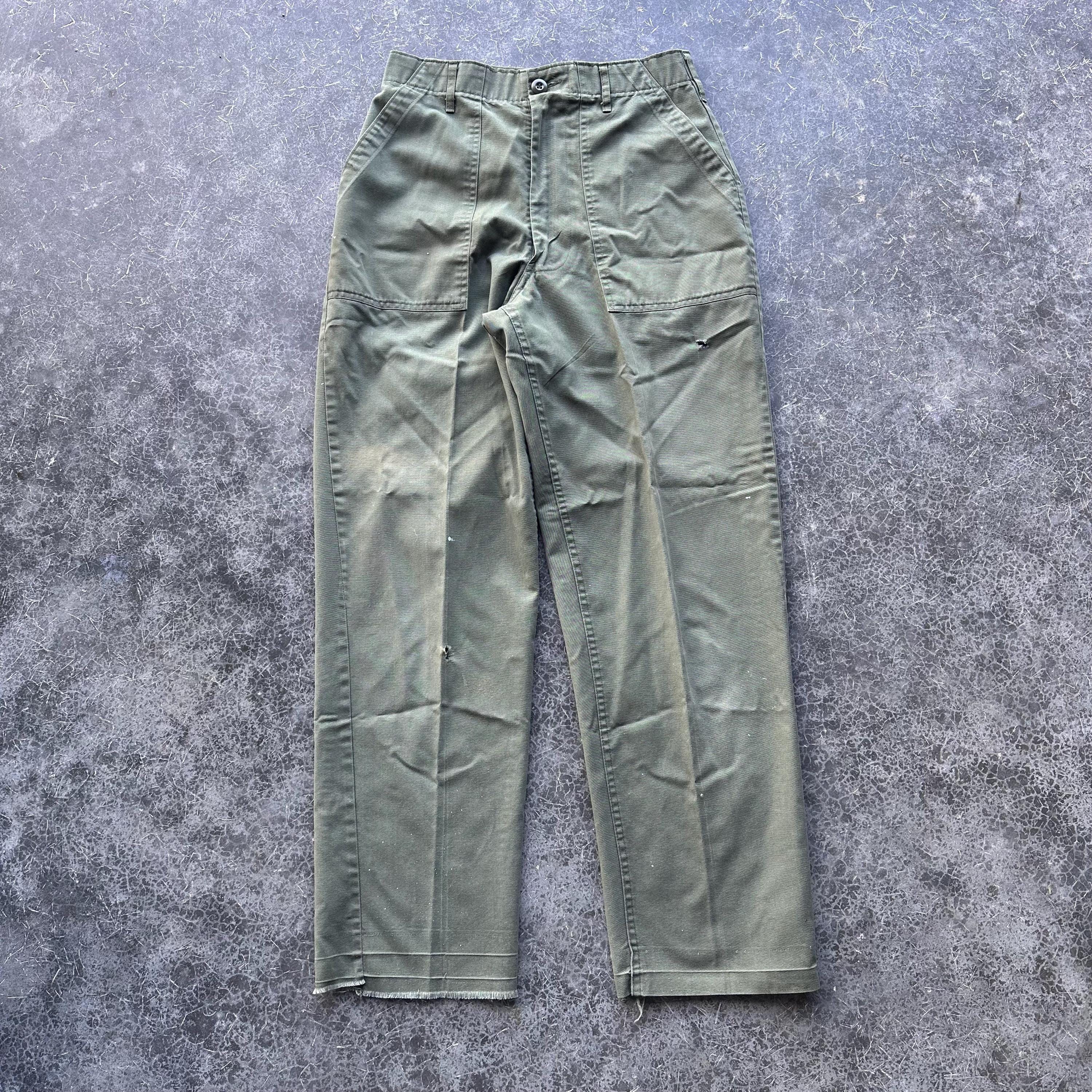 パンツ 70s U.S. Militaly Fatigue Pants 70s Army Fatigue Pants - Etsy