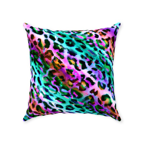 Leopard Throw Pillow Etsy