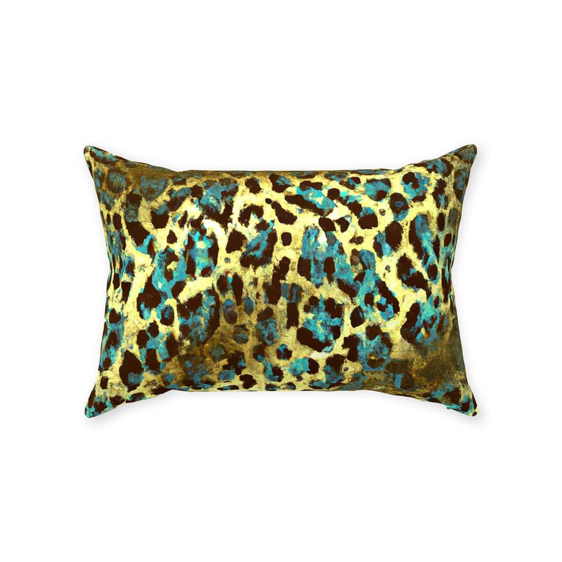 BoxedCat Leopard Throw Pillow - Thumbnail 2