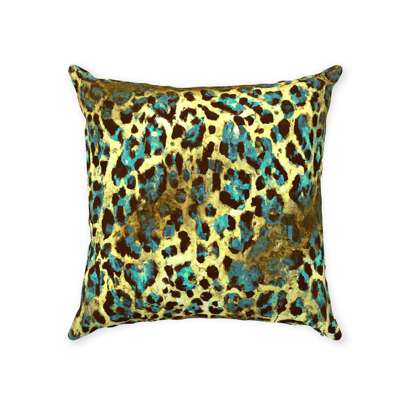 BoxedCat Leopard Throw Pillow - Thumbnail 5