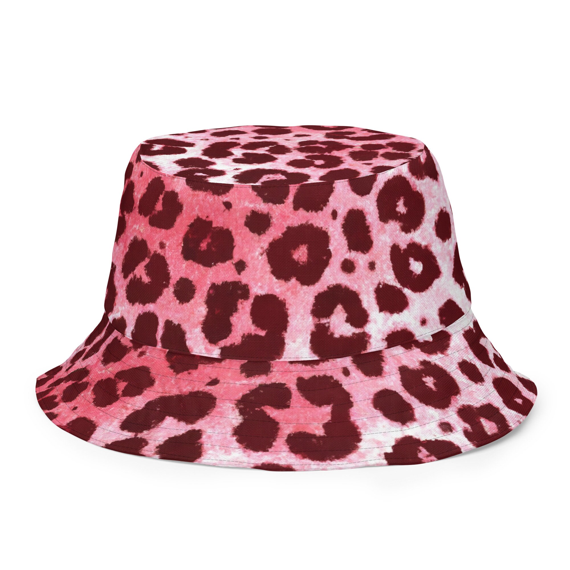 Leopard Print Cap with Red Fringe – Handmade Festival Party Hat Amazon.com: Hexonomy Red Velvet Santa Hat - Furry Leopard  main image 4