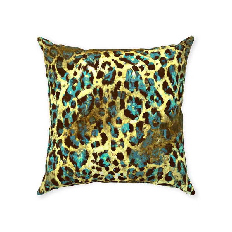 BoxedCat Leopard Throw Pillow