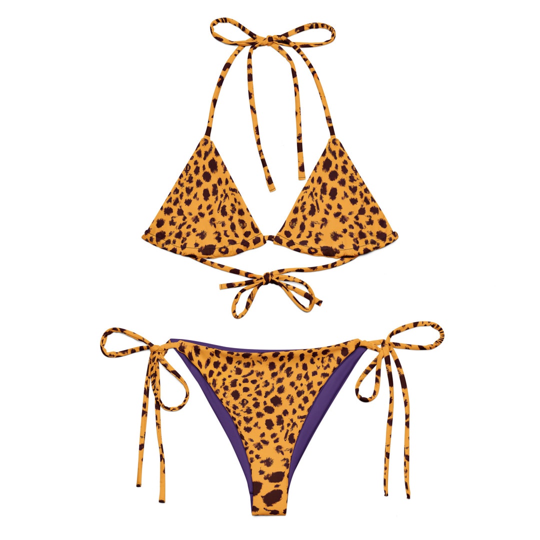 Cheetah Animal Print Bikini, Cheetah Micro String Bikini, Cheetah ...