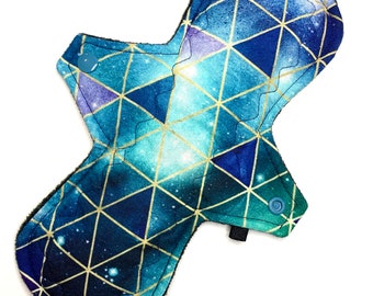Reusable Cloth Menstrual Pad Period Pad Ecofriendly Pad Postpartum Pad Incontinence Pad Cloth Pad Custom Style Geometric Galaxy