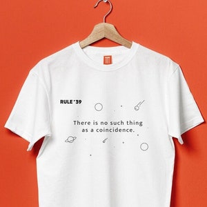 NCIS - Gibbs' Rule 39 - There's No Such Thing As a Coincidence - T-Shirt | Rules to Live By, Jethro Gibbs, Principles, Typography