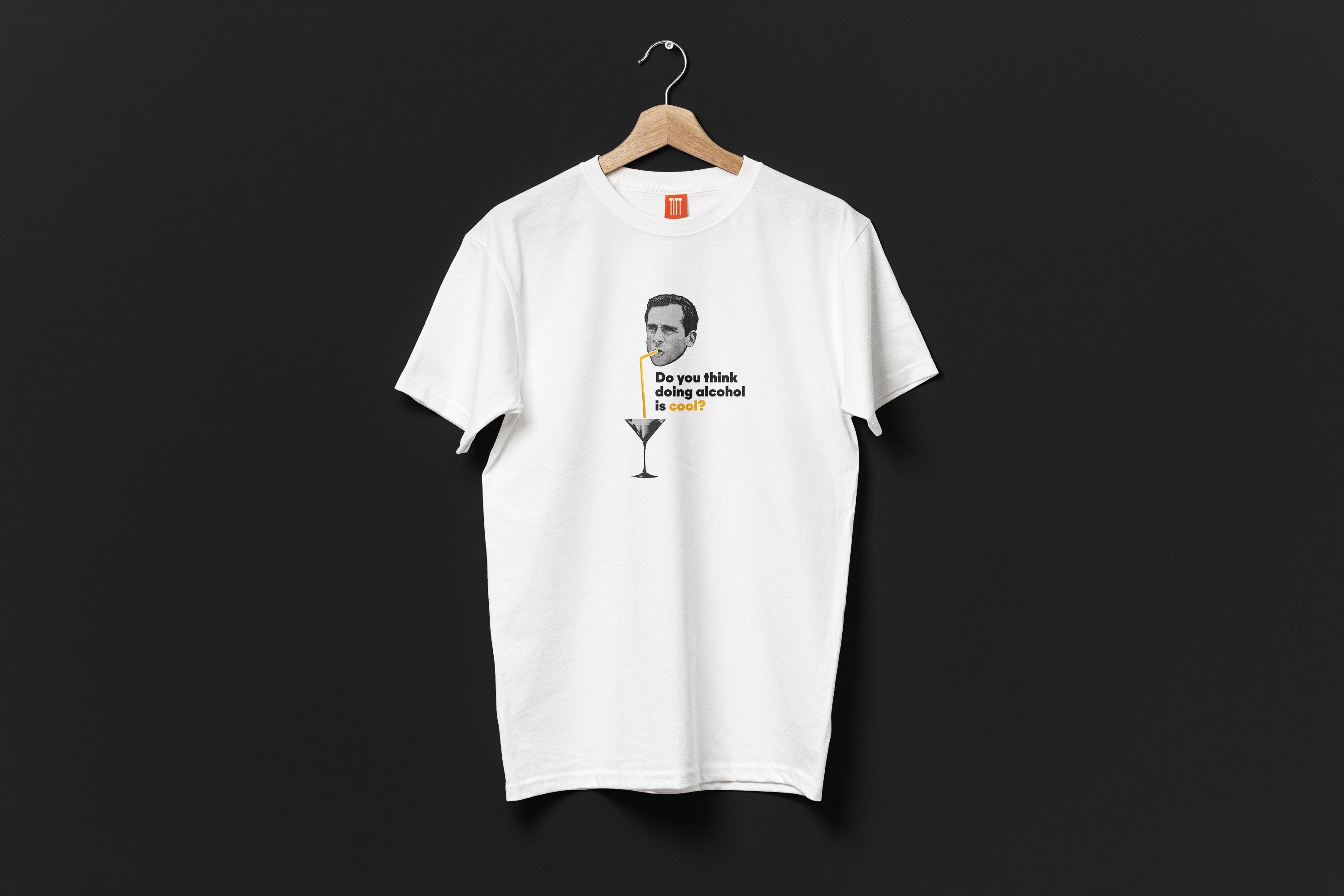 T-shirt The Office Michael Scott - Homme Femme Unisexe En Coton, Toutes Couleurs Et Tailles