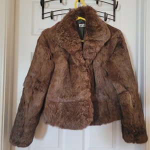Vintage rabbit fur coat