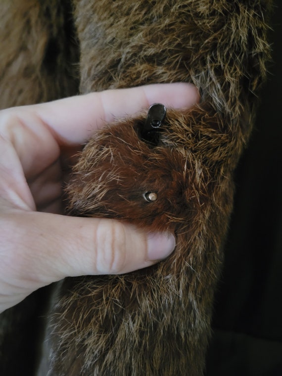 Vintage rabbit fur coat - image 8