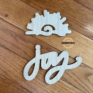 Opportunity for Joy - wood cutouts