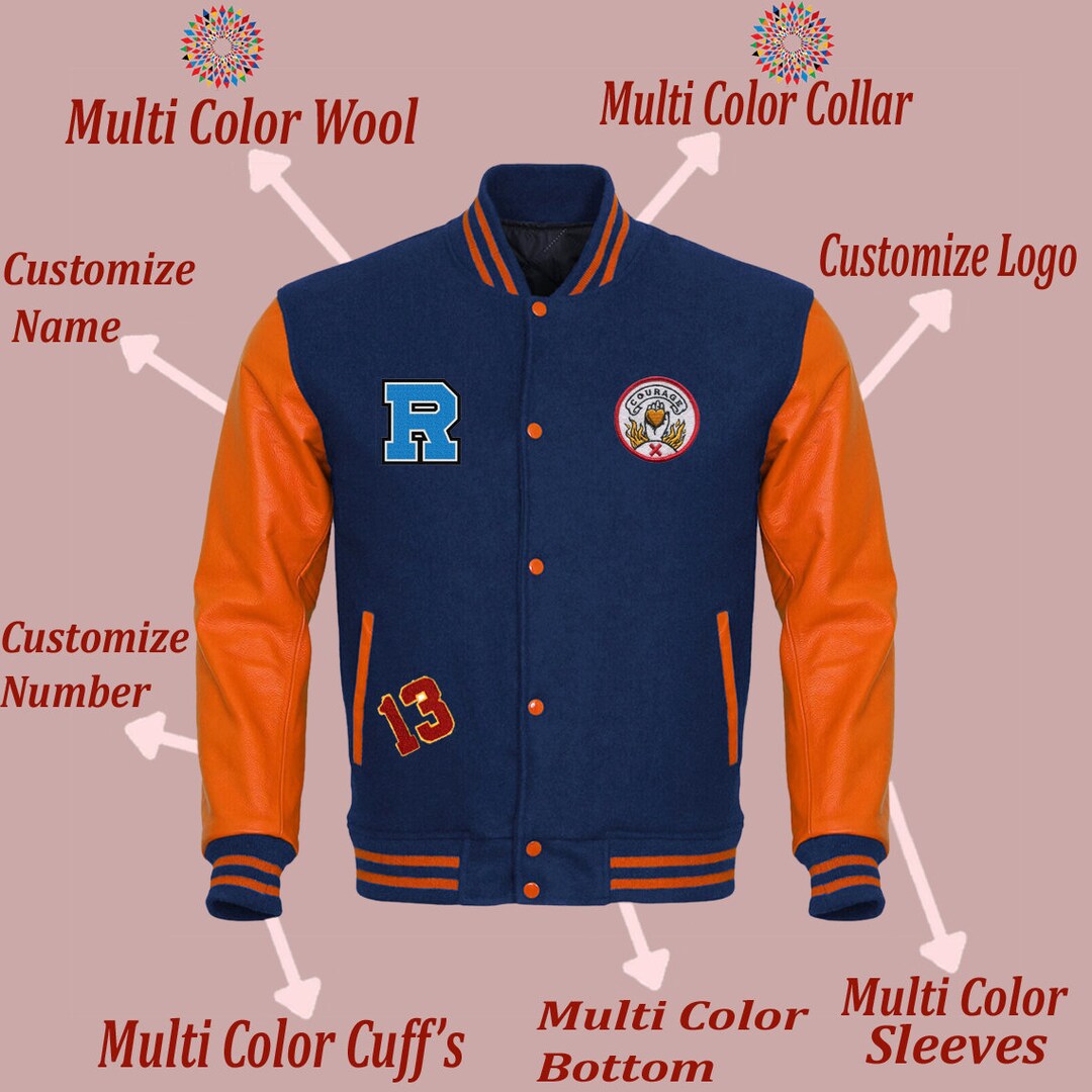 Custom Personalized Varsity Letterman Baseball Jacket Etsy