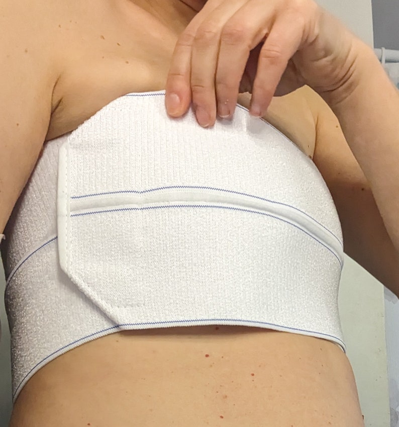 Post Mastectomy Breast Binder, Prevent Seroma Breast Binder, Adjustable