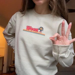 Ween Crewneck Sweatshirt, Retro Style Sweatshirt, Band Tee