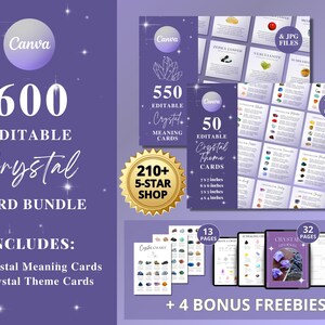 Significado de los cristales, propiedades de los cristales, cartas de sanación con cristales, regalo para los amantes de los cristales, regalos espirituales para ella, PDF de cristales, cartas metafísicas