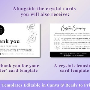 550 Printable Crystal Information Card, Crystal Meaning Cards, Printable Gemstone Cards, Crystal Properties, Meanings of Crystals zdjęcie 3