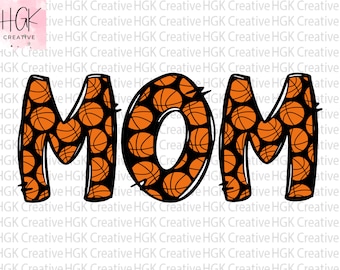 Basketball Mom PNG, Sublimation Design Downloads, Sports mom shirt, Mama game day sweatshirt