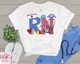 Pielęgniarka dyplomowana RN PNG, Pielęgniarka życie png, Pielęgniarstwo png, Pielęgniarka RN clipart, Projekt sublimacji