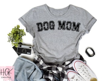 Dog Mom PNG, Distressed Dog mama shirt, Dog lover gift, Trendy dog shirt, Gift for dog mom, sublimation design