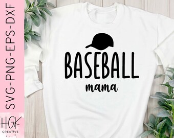Baseball Mama SVG, Baseball mom shirt, Game day SVG, Sports mama tshirt