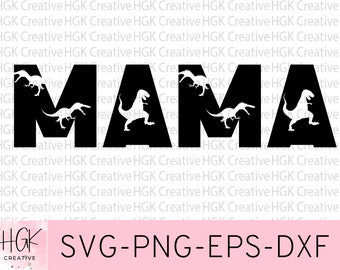 Mama Dinosaur SVG, Mom Dinosaur Birthday party, Family birthday shirts, Mama shirt