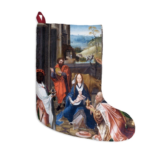 Christmas Stockings Mary Child Jésus et Marie Art des 16e 18e Art from 16th 18th OMNIMANA Creations