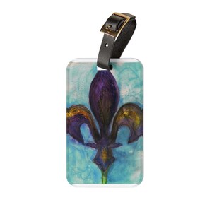 荷物のエチケット Fleur de lys cartes fleurdelysé ケベック