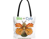AOP Tote Bag / Sac range-tout, fourre-tout, cabas en polyester Bio +Cyb
