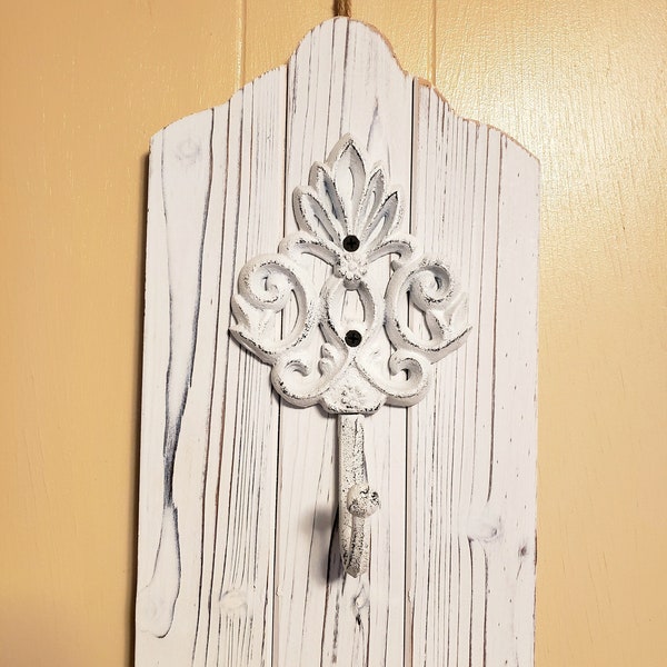 White Distressed Farmhouse Wall Decor - Etsy