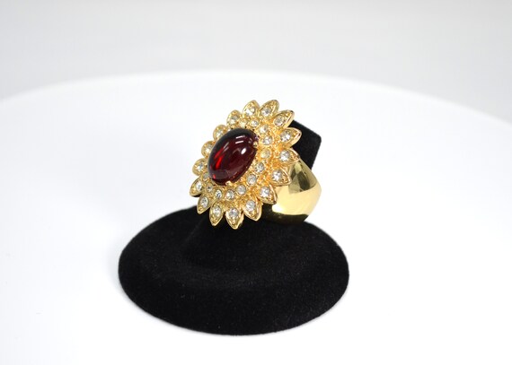 VINTAGE Arnold SCAASI Runway Couture Ring - image 2