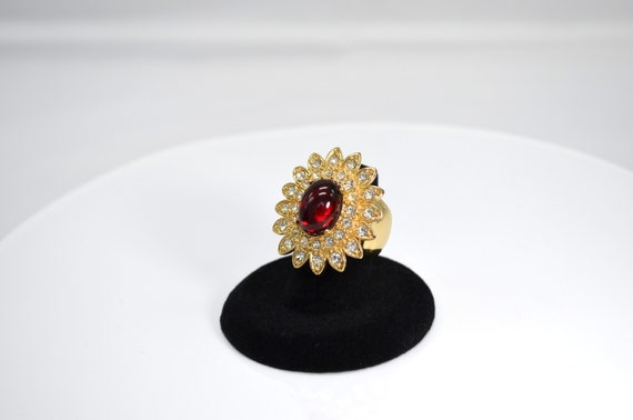 VINTAGE Arnold SCAASI Runway Couture Ring - image 6