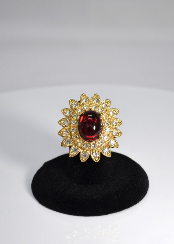 VINTAGE Arnold SCAASI Runway Couture Ring - image 4