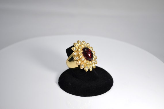 VINTAGE Arnold SCAASI Runway Couture Ring - image 3