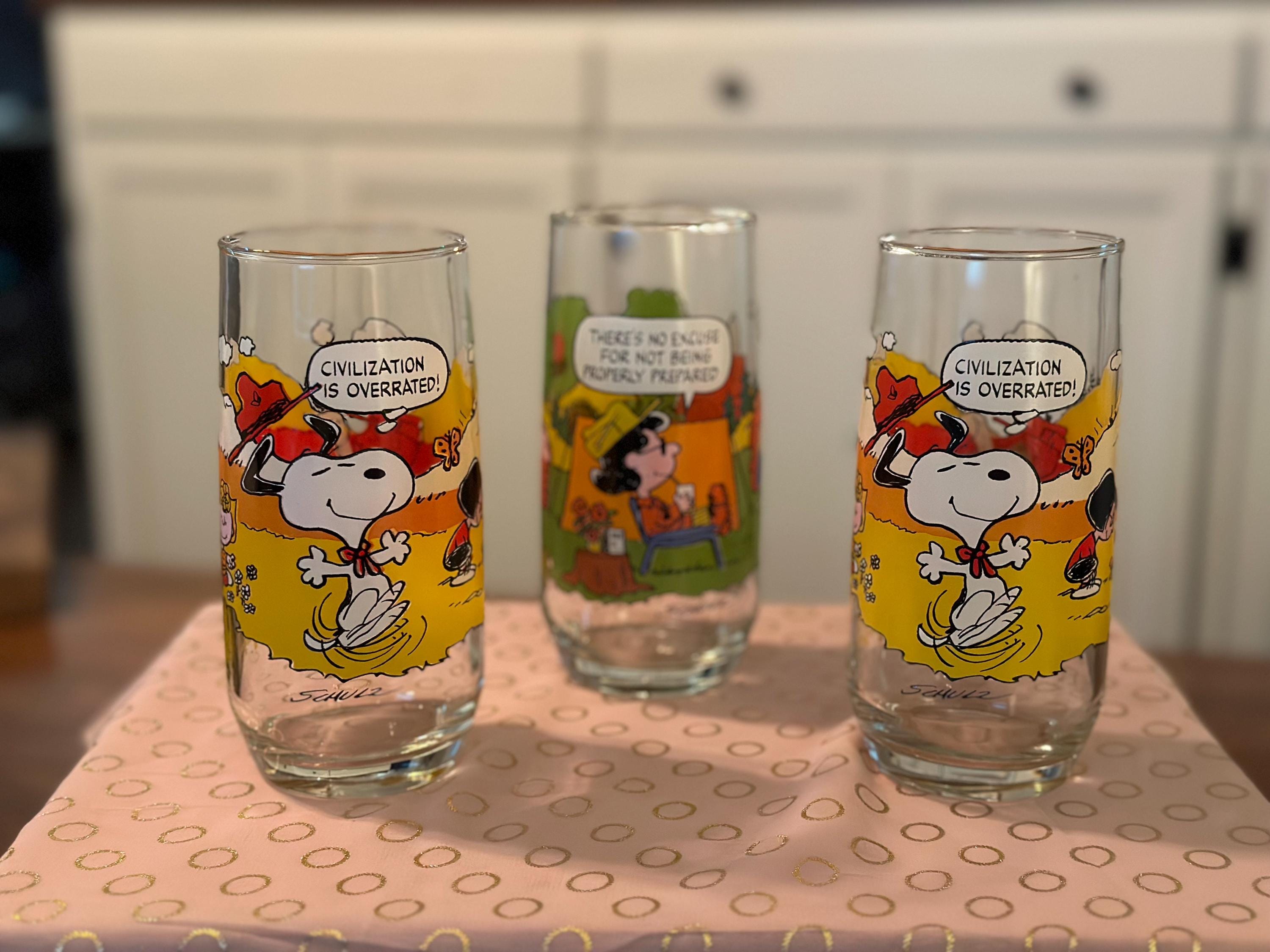 レトロ SNOOPY スヌーピー ペーパーウェイト ガラス 置物