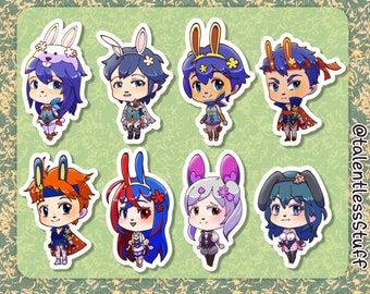 Fire Emblem Spring Bunny Stickers