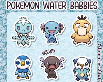 Pokemon Water Babbie Sticker