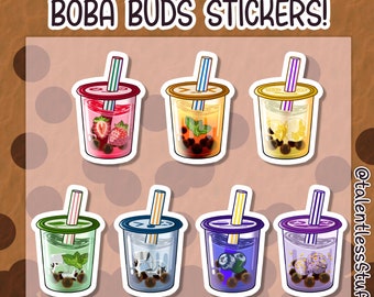 Boba Buds Stickers