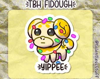 Pokemon Fidough tbh creature Sticker