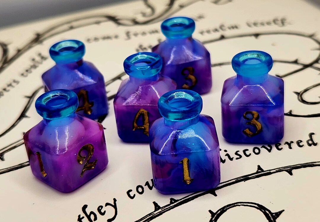 Space Shake Potion Bottle D4s Etsy