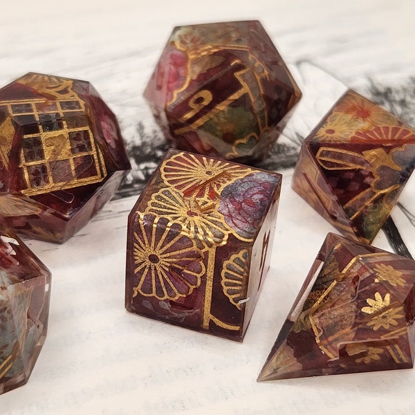 Blossoming Tapestry Dice Set