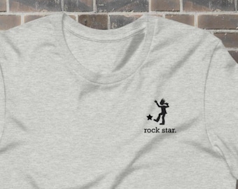Rock Star Graphic Unisex T-Shirt, Rock and Roll Tee
