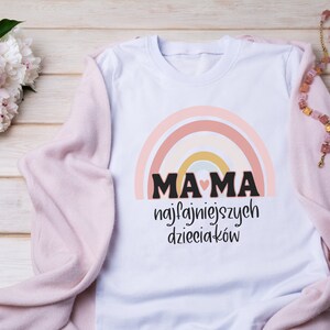 Mama T Shirt Cute Mama Shirt Mother&#39;s Day Gift Shirt for Mom in Polish Cute Tee for Mom T Shirt for Mothers,Proud Mama Shirt Polish Mama Tee