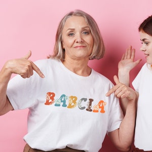Women&#39;s T-Shirt, Babcia Shirt, Polish Grandma T-Shirt, Women&#39;s Graphic Top, Grandma Tee, Gift for Grandma