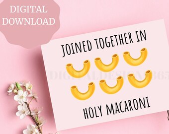 Funny Wedding Card, Cute Wedding Card, Cute Marriage Card, Card for Wedding, PRINTABLE card, Funny Engagement card