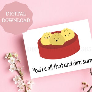 Knoedel verjaardagskaart afdrukbaar, Happy Birthday Card, schattige woordspeling verjaardagskaart, voedsel verjaardagskaart, digitale verjaardagskaart