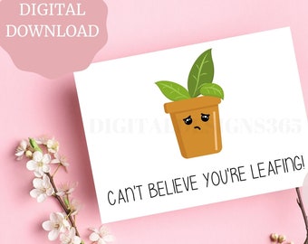 PRINTABLE Farewell card, Retirement Gift, Cute Retirement Card, Card for coworker, Printable Retirement Card, Digital Card Download