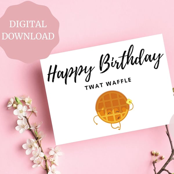Funny Birthday Card, Card for Brother or Sister, Birthday Card, Birthday Card for Sibling, Printable Card, Digital Card